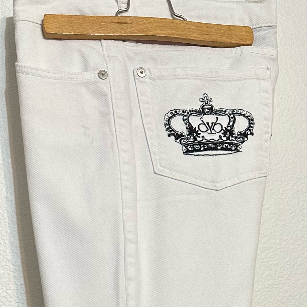 White Victoria  Beckham Jeans